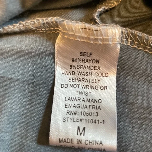 Ombre Racerback mini dress / tunic by Andrew by Unit - Picture 6 of 6